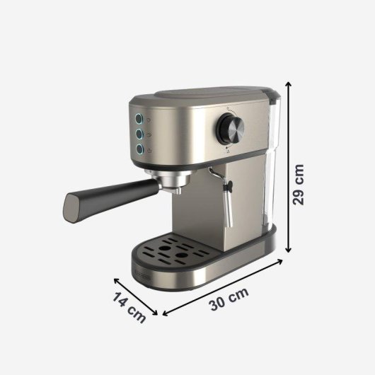 Cafetera Espresso Black & Decker BXCO1350E 1L 20 Bares con vaporizador orientable