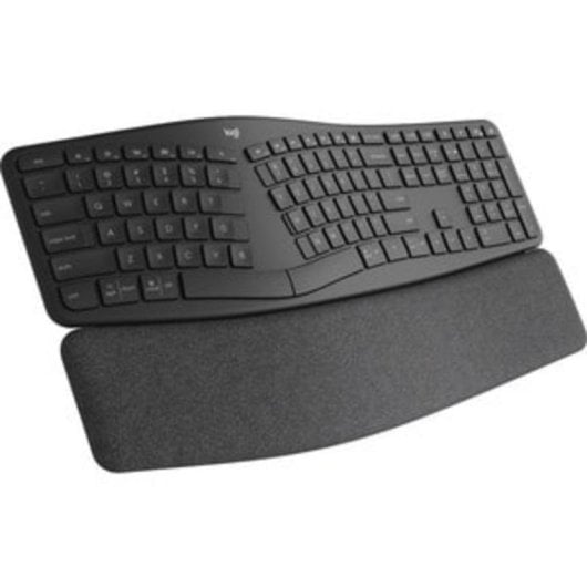 Tastatur Logitech ERGO K860 gebogen komplett kabellos Bluetooth und RF Wireless