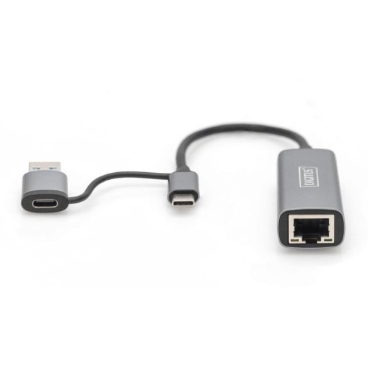 Gigabit Ethernet Adapter USB-C 2.5G Digitus DN-3028 USB A RJ-45