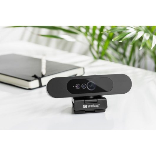 Câmara Web Sandberg Face Scan Full HD 1080P USB-C