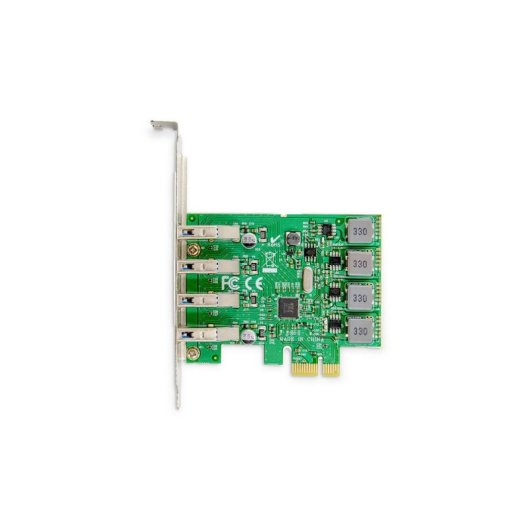 Tarjeta de expansión USB 3.0 Digitus 4 puertos PCIe Perfil bajo