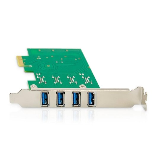 Tarjeta de expansión USB 3.0 Digitus 4 puertos PCIe Perfil bajo