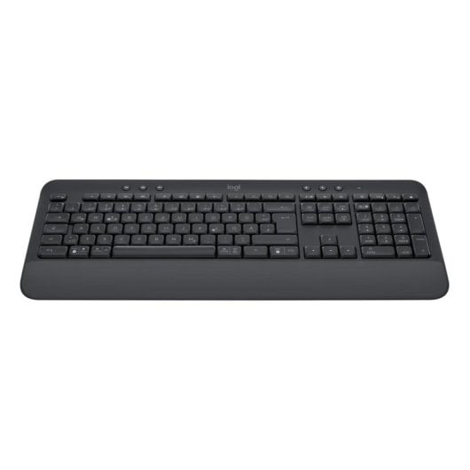 Tastatur Logitech Signature K650 Membran kabellos Bluetooth mit Handballenauflage und Multimediatasten