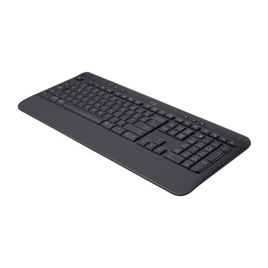 Tastatur Logitech Signature K650 Membran kabellos Bluetooth mit Handballenauflage und Multimediatasten