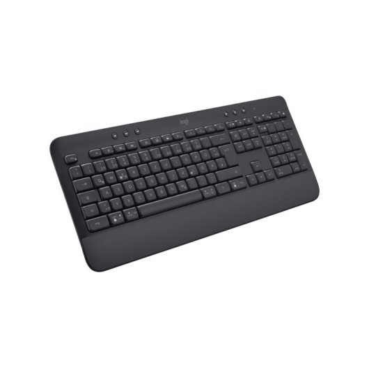 Tastatur Logitech Signature K650 Membran kabellos Bluetooth mit Handballenauflage und Multimediatasten