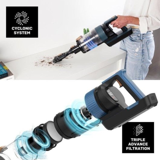 Aspiradora sin Cable Taurus Homeland Ultimate Digital 400W 55 min Triple Filtración LED