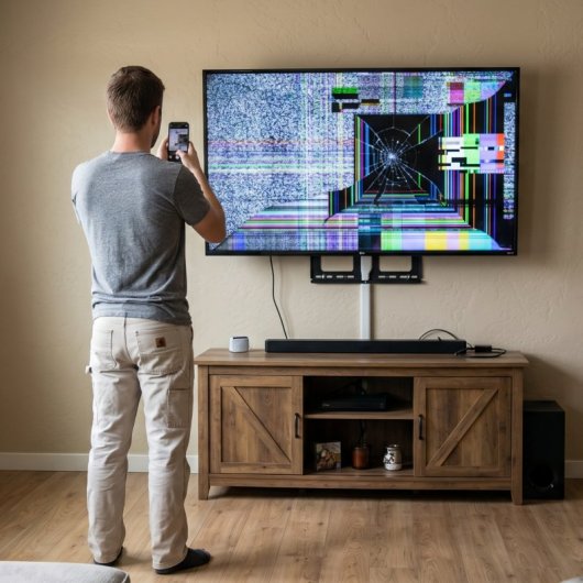 Videodiagnóstico para reparación de televisor