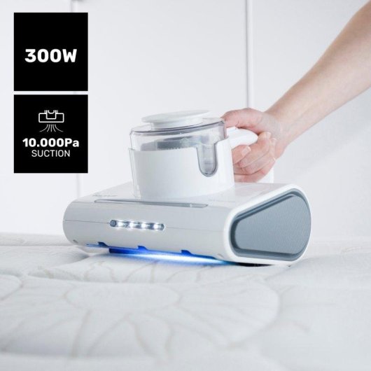 Aspirador de Tapicerías Taurus Textile Care 300W 10.000 Pa Luz UV-C Cepillo Silicona