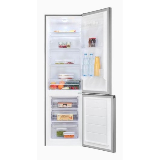 Frigorífico Combi Exquisit KGC265-70-040D Defrost 180cm 262L D Inox