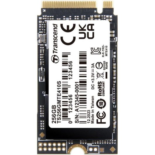 Disco Rígido Transcend PCIe SSD 410S 256 GB M.2 NVMe 3300 MB/s Gaming