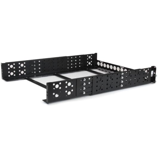 Carril de rack StarTech.com 2U Universales Profundidad Ajustable 19"