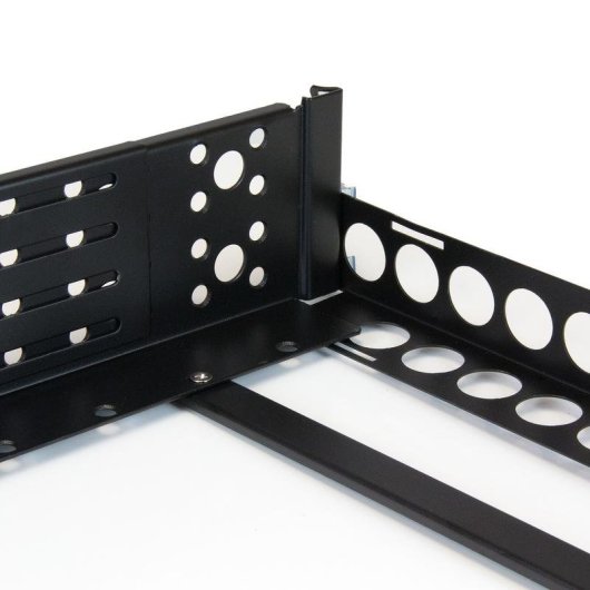 Carril de rack StarTech.com 2U Universales Profundidad Ajustable 19"