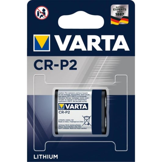 Varta CRP2 6V Lithium-Batterie 1450 mAh