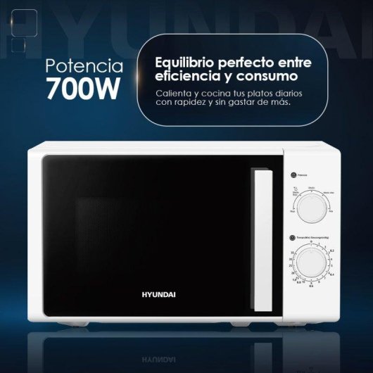 Microondas Hyundai HMW2701 20 Litros 700W Branco Manual