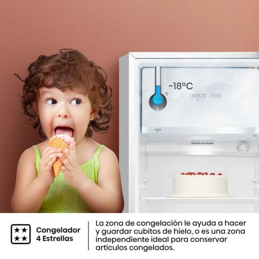 Frigorífico Una Puerta Hisense RR220D4BWE Defrost 126.5cm 165L E Blanco