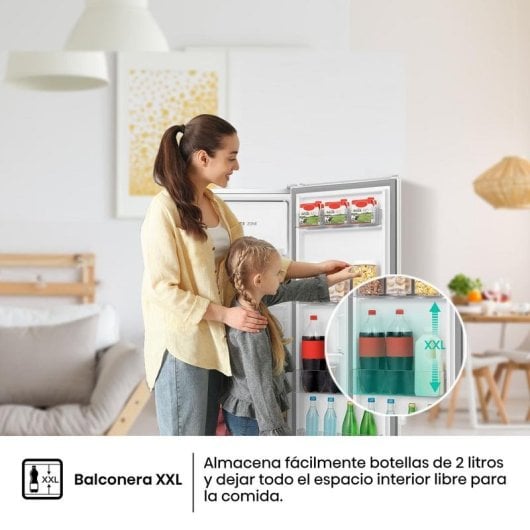 Frigorífico Una Puerta Hisense RR220D4BWE Defrost 126.5cm 165L E Blanco