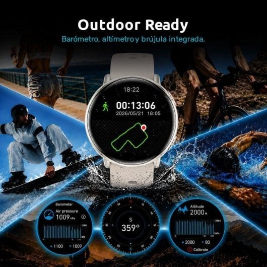 Nilait Watch Nova PRO Reloj smartwatch AMOLED con GPS (Blanco)