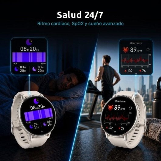 Nilait Watch Nova PRO Reloj smartwatch AMOLED con GPS (Blanco)