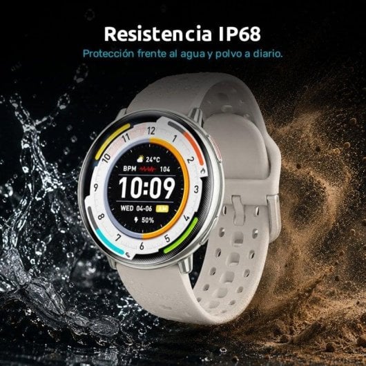 Nilait Watch Nova PRO Reloj smartwatch AMOLED con GPS (Blanco)