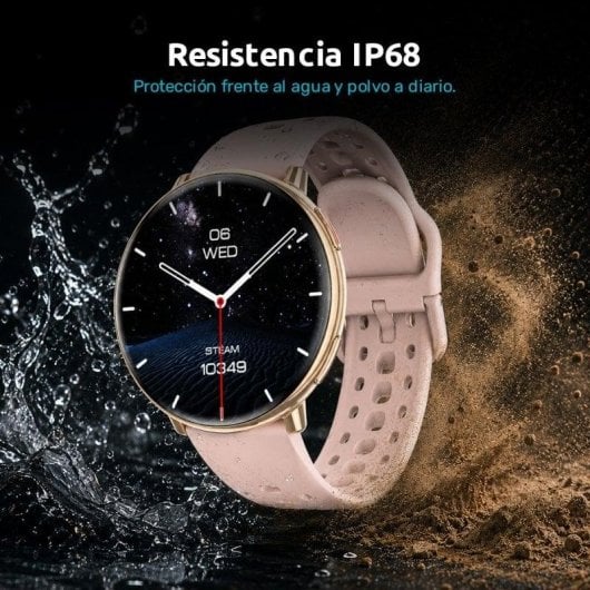 Nilait Watch Nova PRO Reloj smartwatch AMOLED con GPS (Rosa)