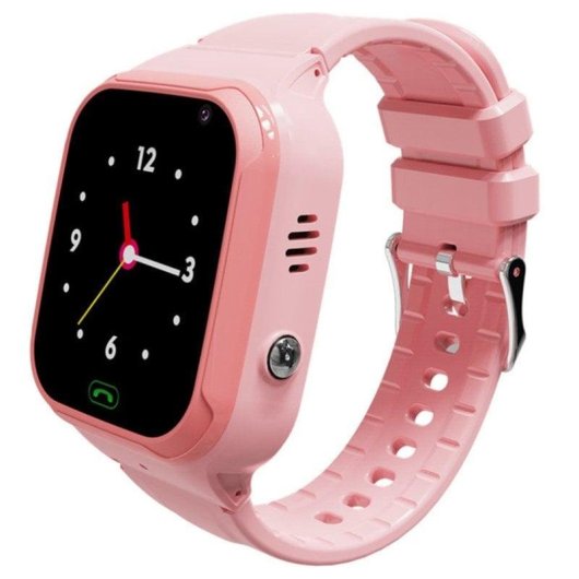 Nilait Kids Watch Safe GPS Smartwatch Infantil 4G con Videollamadas, Llamadas y Botón SOS Rosa