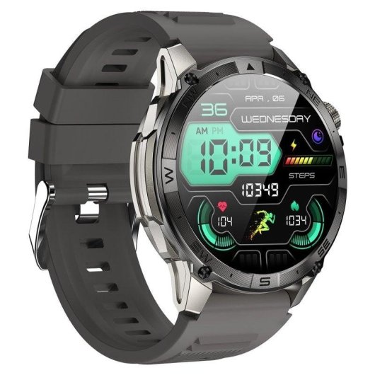 Nilait Watch Commeta One smartwatch AMOLED con GPS de alto rendimiento (Gris)