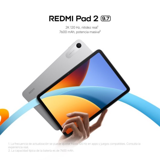 Tablet Xiaomi REDMI Pad 2 WiFi 9,7" 4GB 64GB Plata