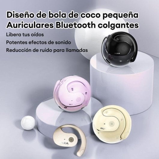 Auriculares Paxa X15 Pro sem fios Bluetooth 5.4 desportivos redução de ruído IPX5