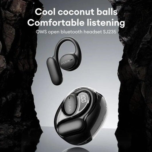 Auriculares Paxa Openair 5 Bluetooth 5.4 Abertos 16mm IPX5 Respiráveis Desporto