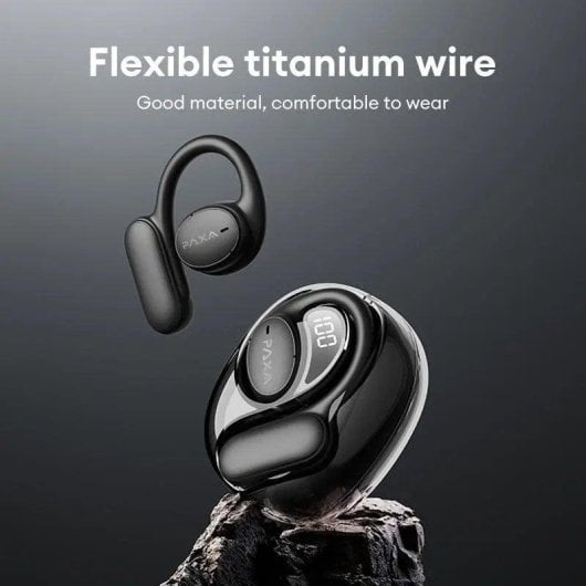 Auriculares Paxa Openair 5 Bluetooth 5.4 Abertos 16mm IPX5 Respiráveis Desporto