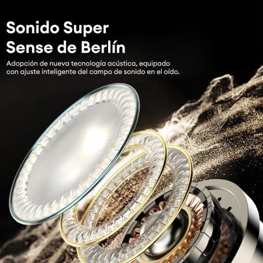 Auriculares Paxa Vogbuds 5 Pro Ai inalámbricos Bluetooth para deporte y gaming con IA y sonido direccional