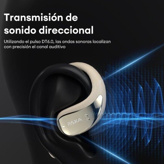 Auriculares Paxa Vogbuds 5 Pro Ai inalámbricos Bluetooth para deporte y gaming con IA y sonido direccional