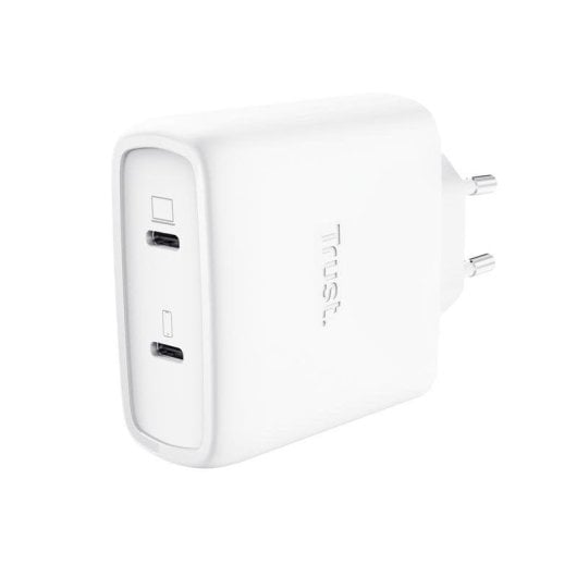 Cargador Trust Maxo 65W 2 puertos USB-C GaN
