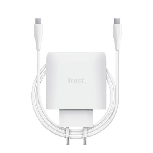 Cargador Trust Maxo 65W 2 puertos USB-C GaN