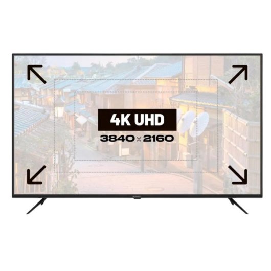 Écran PC JAPANNEXT JN-IPS550UHD60F 55" UltraHD 4K 60Hz IPS Haut-parleurs 8ms