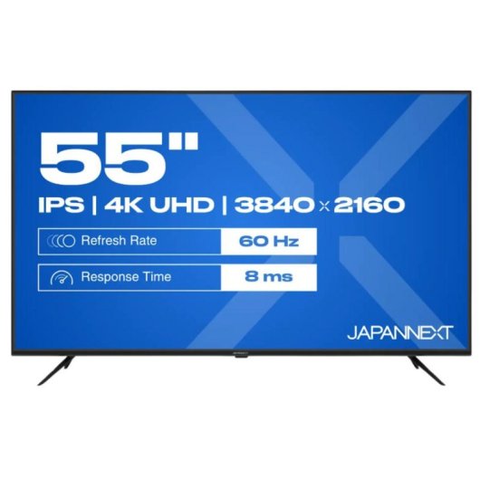 Écran PC JAPANNEXT JN-IPS550UHD60F 55" UltraHD 4K 60Hz IPS Haut-parleurs 8ms