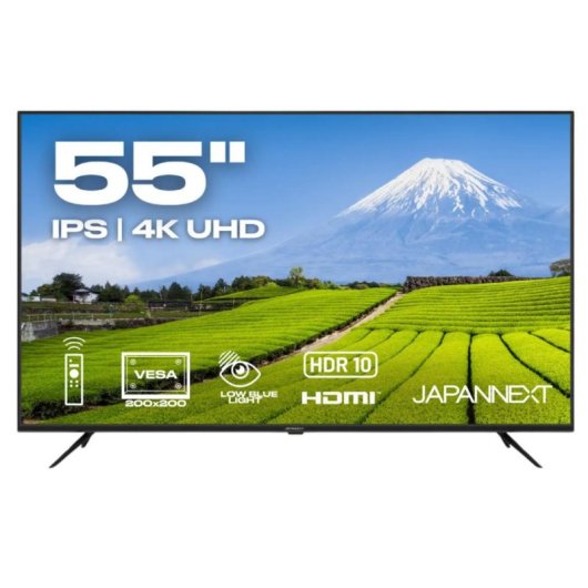 Écran PC JAPANNEXT JN-IPS550UHD60F 55" UltraHD 4K 60Hz IPS Haut-parleurs 8ms