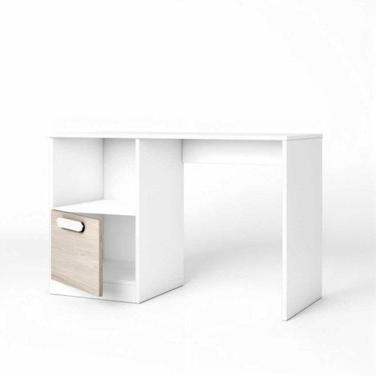 Escritorio Basik Line Estelle Blanco Mate 74x100x42 cm