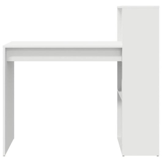 Escritorio vidaXL Marsella Estantería Lateral Blanco 103x108x55 cm