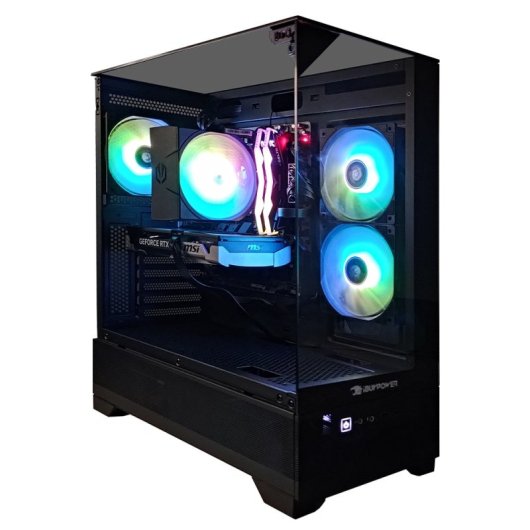 Desktop PC IBUYPOWER Fighter Bulk Lite AMD Ryzen 7 5700X 16GB 1TB SSD RTX 5060 Ti Windows 11 Pro WiFi5