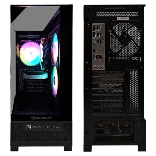 Desktop PC IBUYPOWER Fighter Bulk Lite AMD Ryzen 7 5700X 16GB 1TB SSD RTX 5060 Ti Windows 11 Pro WiFi5