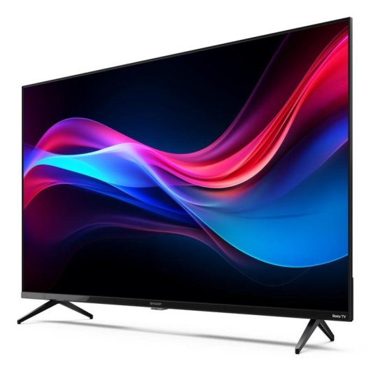 TV Sharp LED 43GJ4225E 43" 4K UltraHD 60Hz Smart TV Roku OS Dolby Vision Alexa