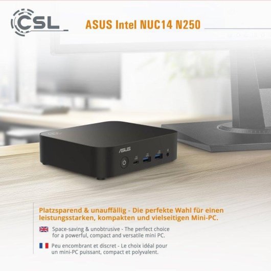 Mini PC Asus NUC14 N250 Intel Core N250 8GB 2000GB SSD Intel Graphics Windows 11