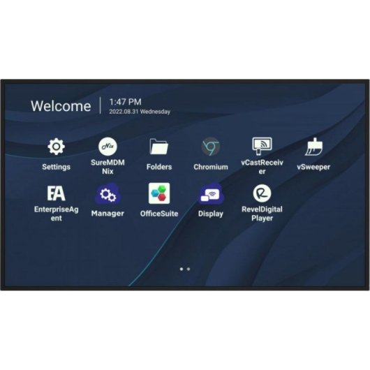 Pantalla de señalización Viewsonic CDE9830 98" 4K Ultra HD Wi-Fi Android 11