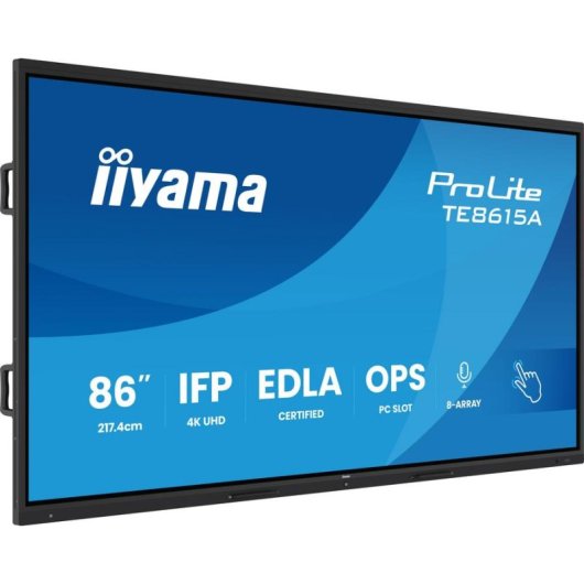 Panel interactif iiyama TE8615A-B2AG 85.6" 4K Ultra HD Wifi Android