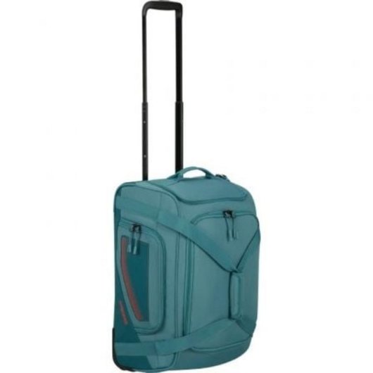 Bolsa de Viaje American Tourister City Racer S 55x35x25cm 2 Ruedas Azul Verdoso