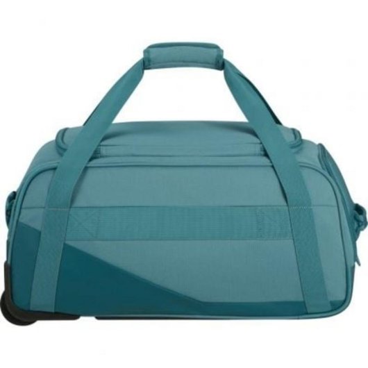 Bolsa de Viaje American Tourister City Racer S 55x35x25cm 2 Ruedas Azul Verdoso