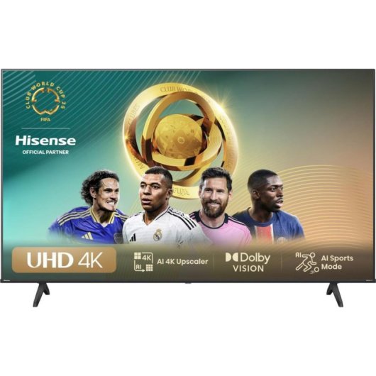 TV Hisense LED 58E6NT 58" 4K UltraHD 60Hz Smart TV VIDAA HDR10+ Dolby Vision