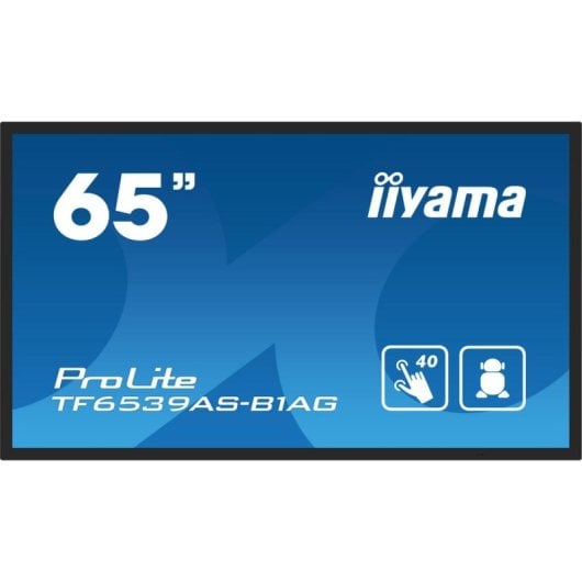 Monitor iiyama TF6539AS-B1AG 64,5" UltraHD 4K 60Hz IPS Tátil XL Som Integrado