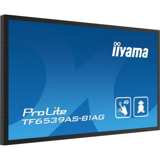 Monitor iiyama TF6539AS-B1AG 64,5" UltraHD 4K 60Hz IPS Tátil XL Som Integrado